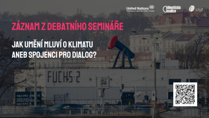 Záznam z debaty Jak umění mluví o klimatu Aneb spojenci pro dialog?
